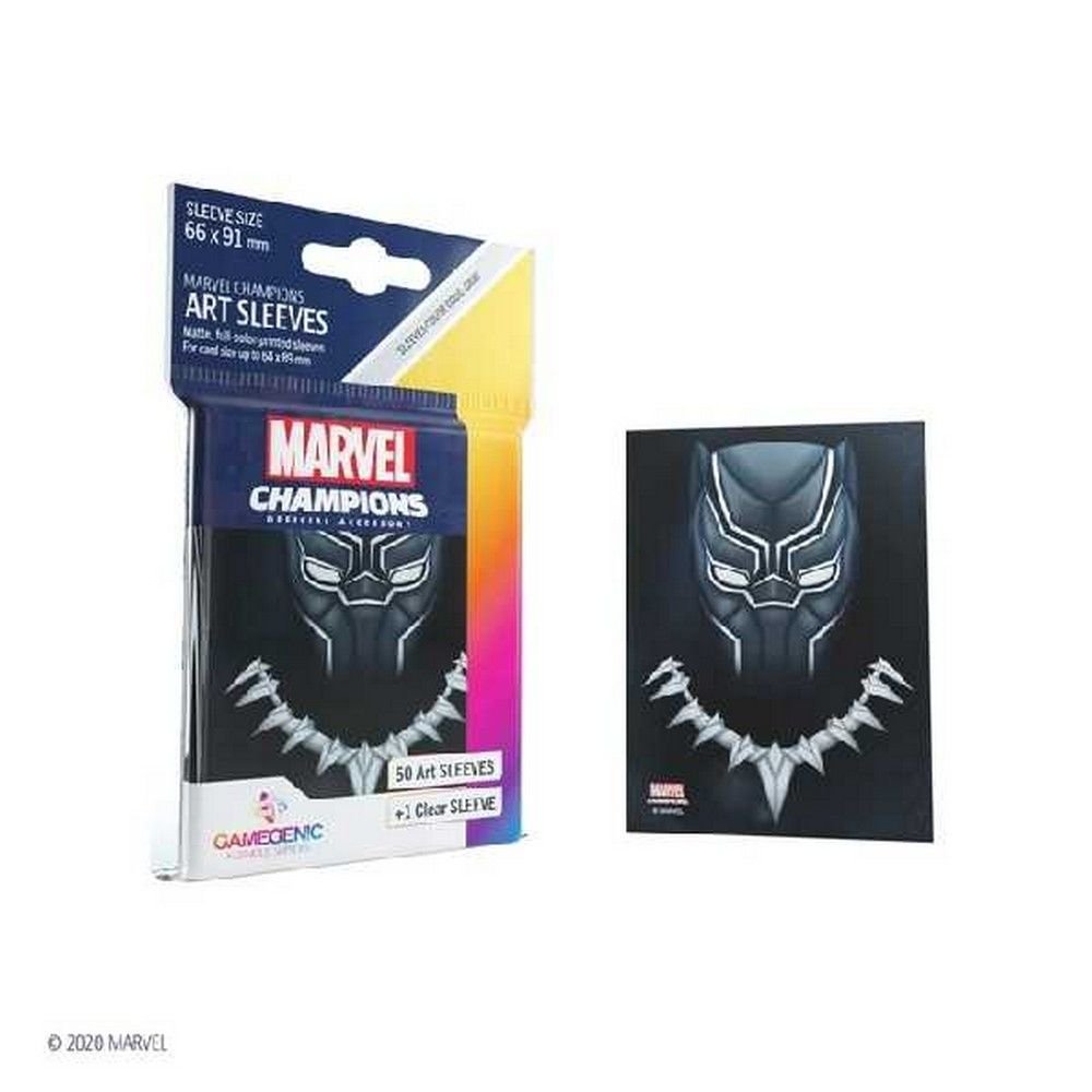Gamegenic: Marvel Champions Art Sleeves - Marvel Black (50)