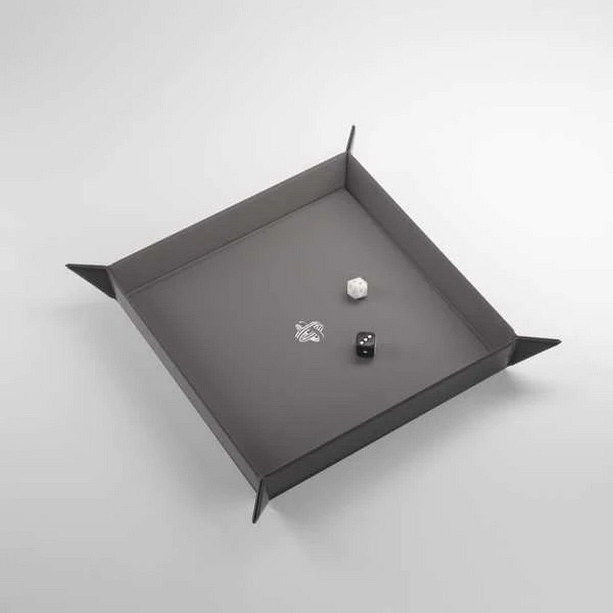 Gamegenic: Magnetic Dice Tray Square - Black / Gray