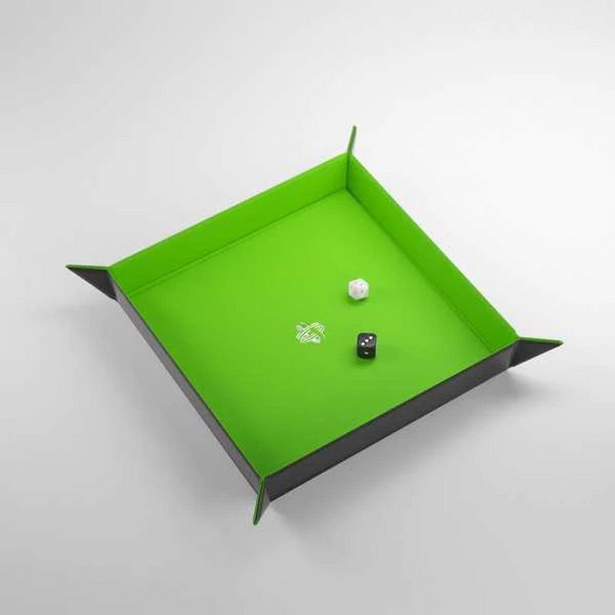 Gamegenic: Magnetic Dice Tray Square - Black / Green