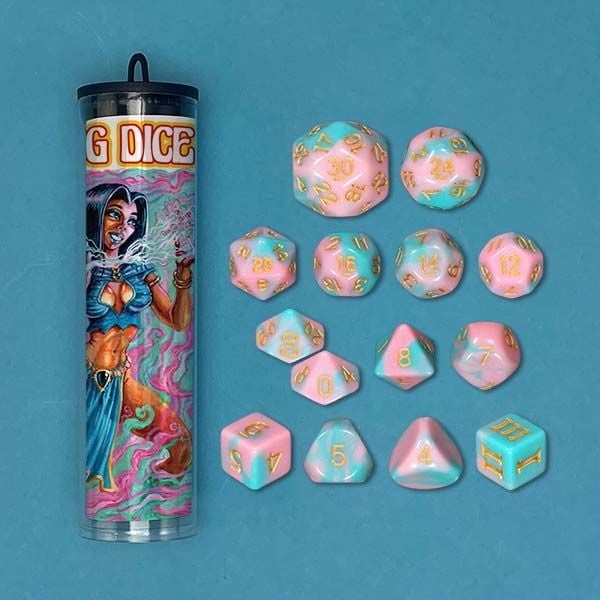 Dungeon Crawl Classics RPG: Vello's Crystalized Creations Dice Set