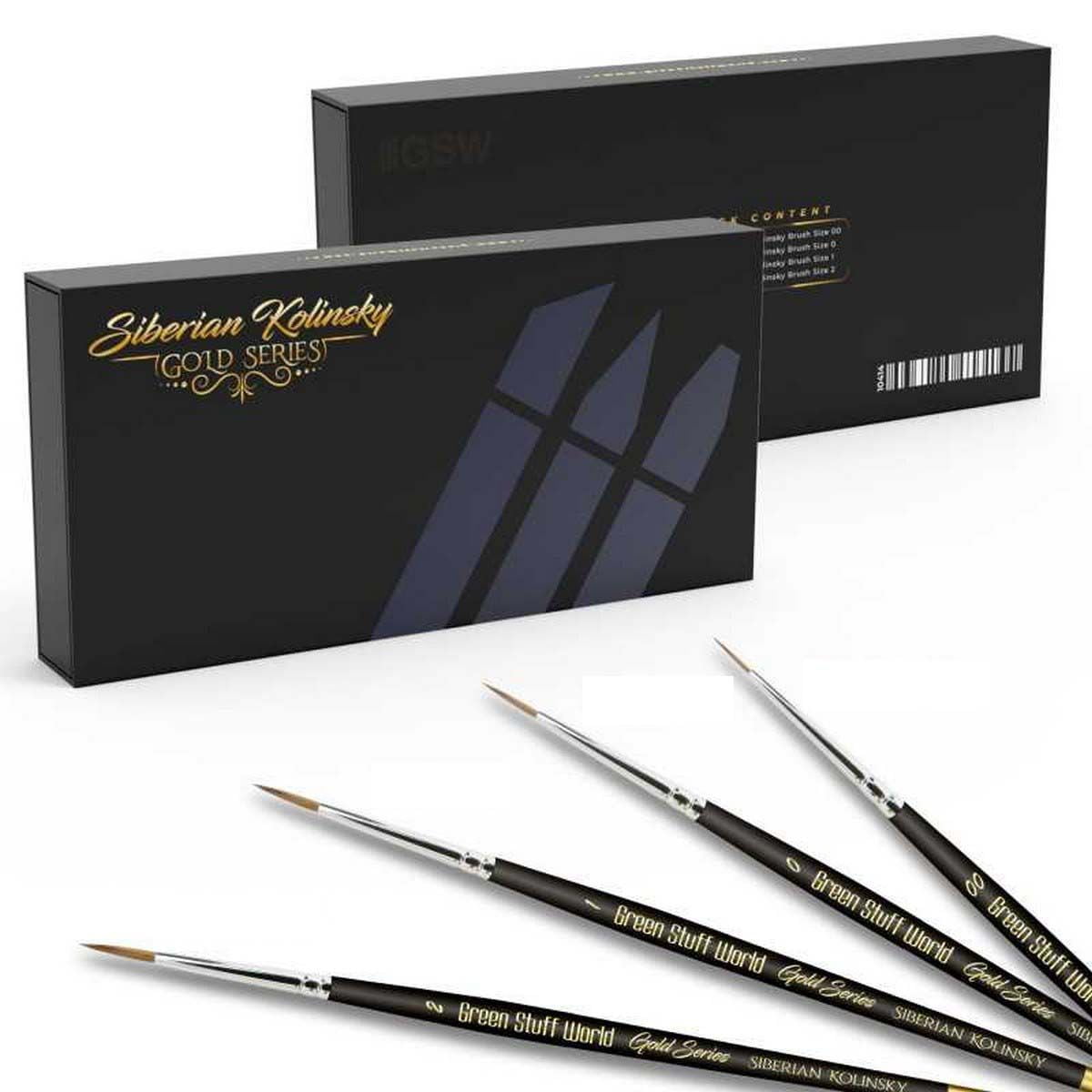 Premium Paint Brushes - Gold Series