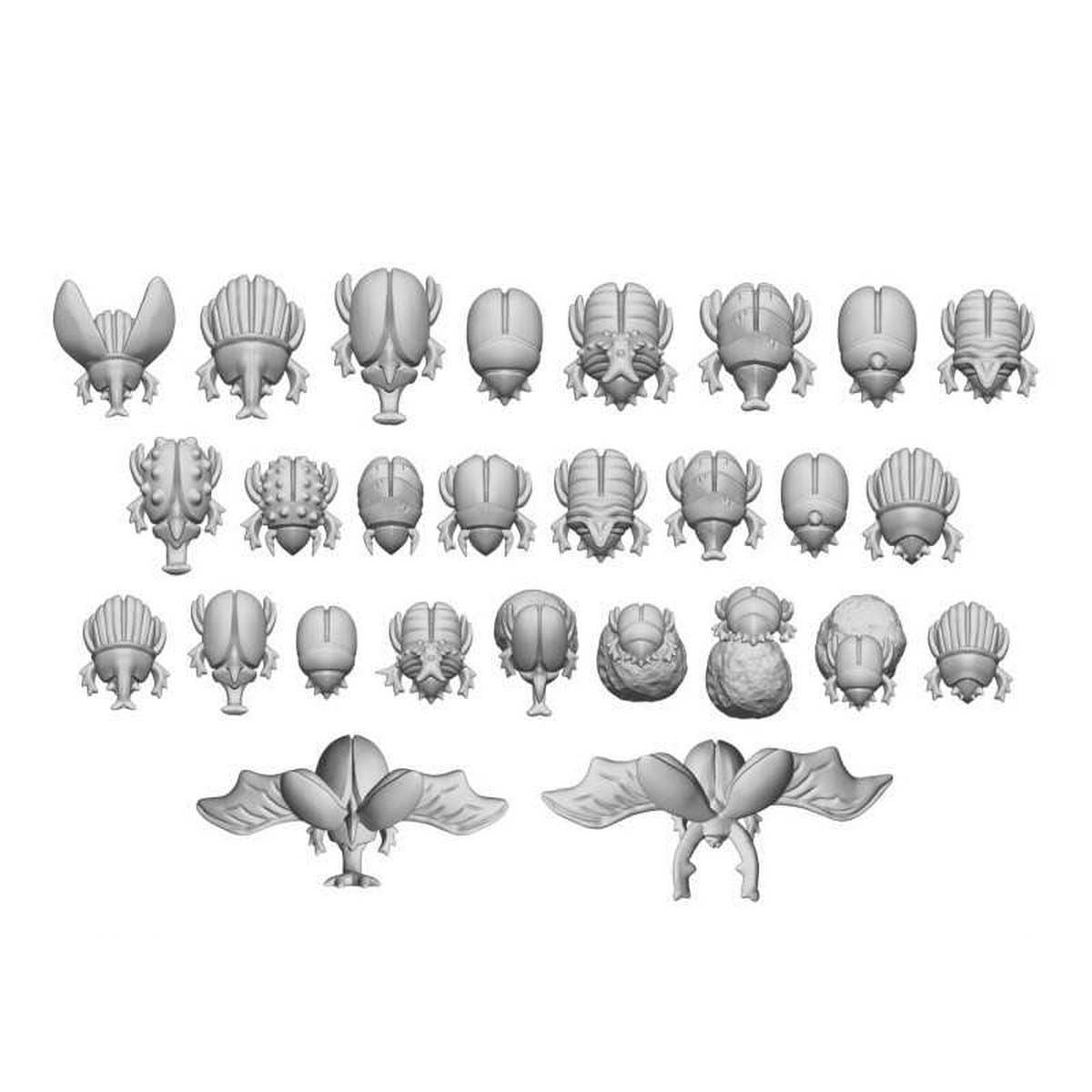 3D Printed Set - Egyptian Scarabs