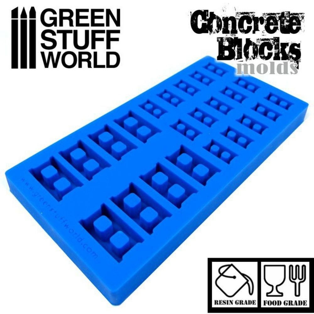 Silicone Moulds - Concrete Bricks