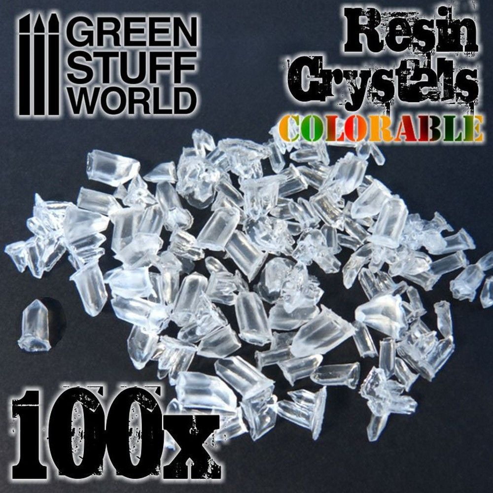 Resin Crystals Transparent Colourables