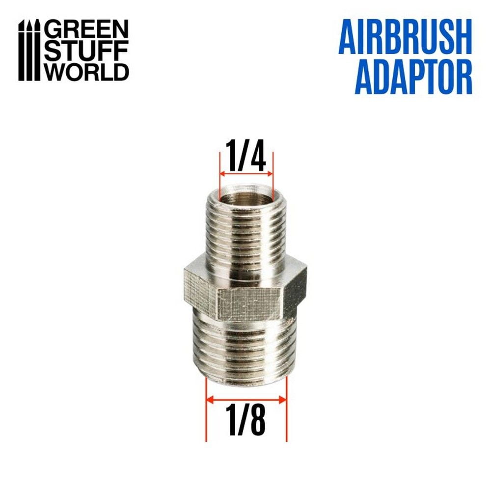Airbrush Thread Adapter 1/4. to 1/8.
