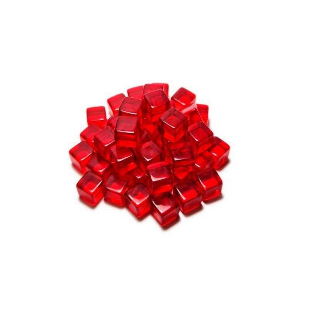 Red Cube Tokens 8mm