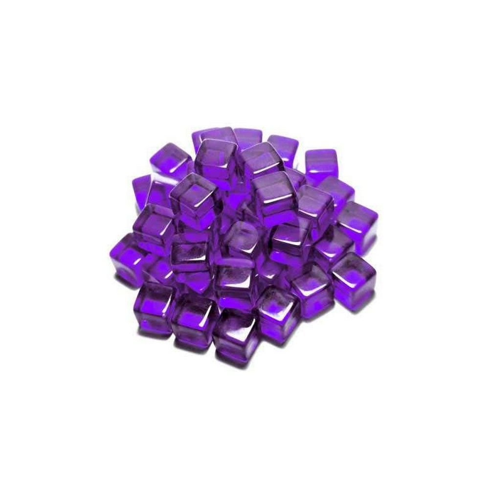 Violet Cube Tokens 8mm