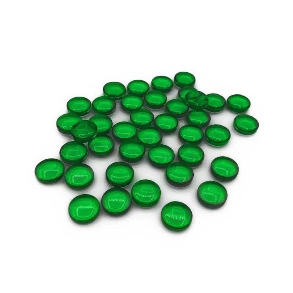 Plastic Gems 12mm - Green