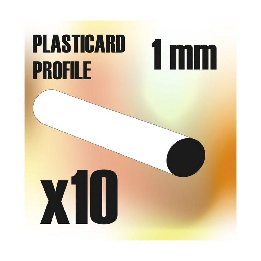 ABS Plasticard - Profile Rod 1mm