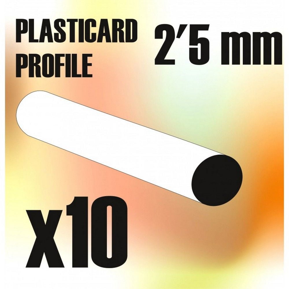ABS Plasticard - Profile Rod 2mm