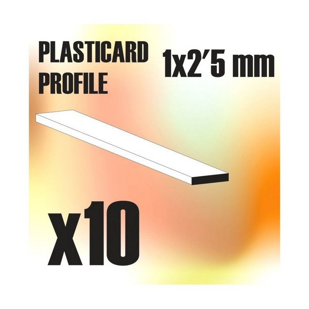 ABS Plasticard - Profile Plain 2.5mm
