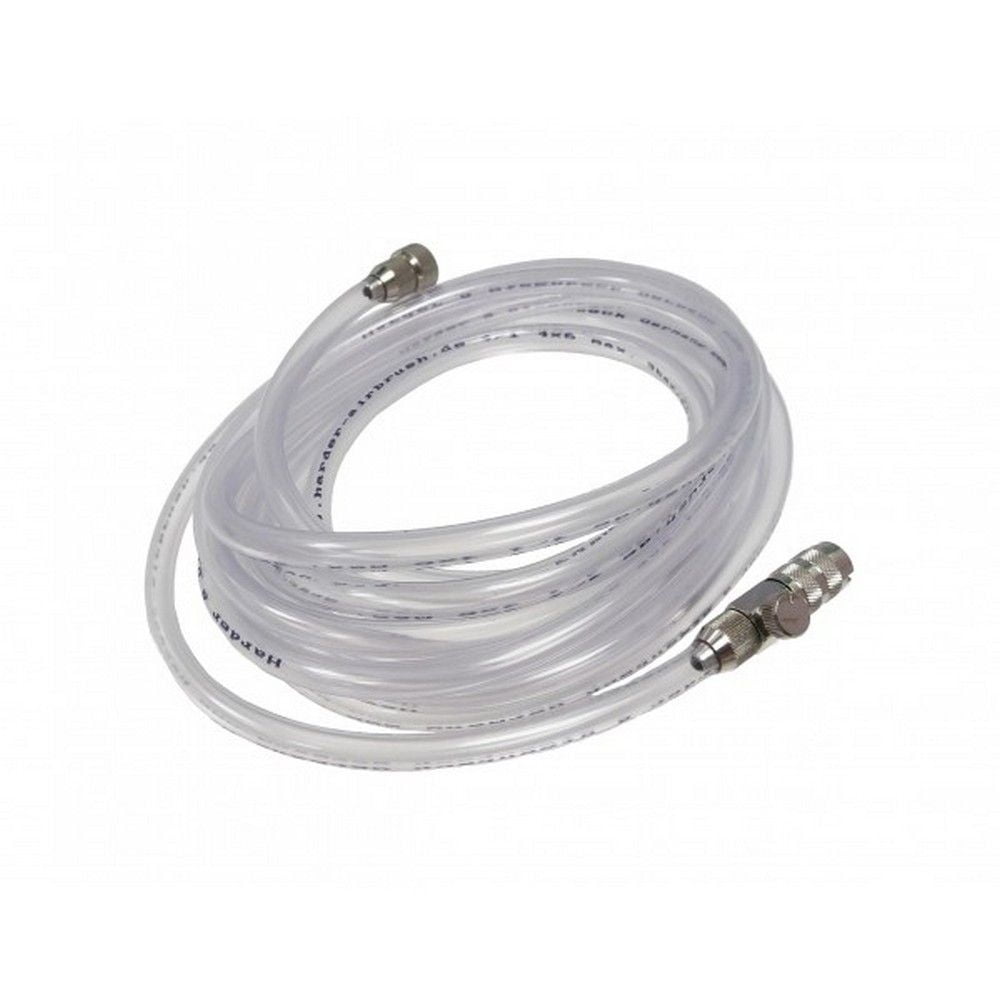 Airbrush Clear Hose 1/8bsp - Quick Release Coupling with Air Flow Control