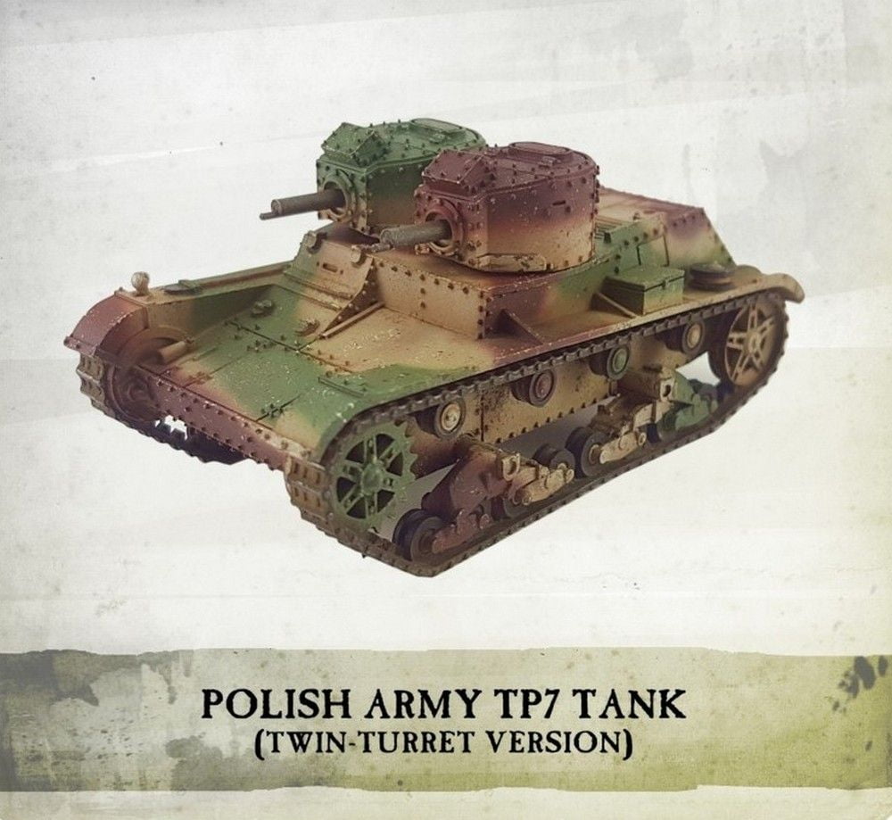 Polish Army Twin-turret 7TP Tank