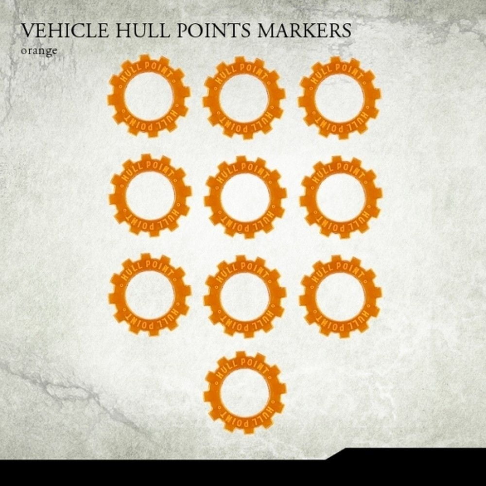 Vehicle Hull Points Markers - Orange