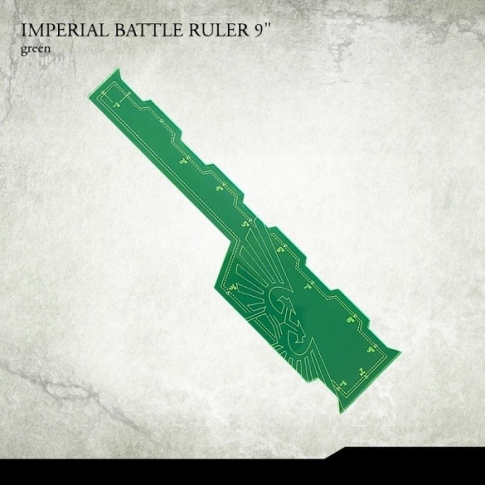 Imperial Battle Ruler 9" - Green