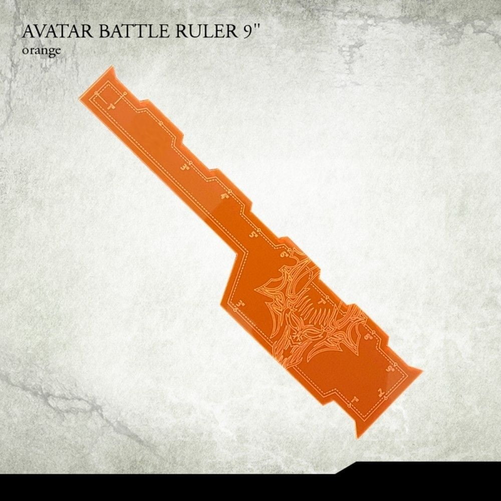 Avatar Battle Ruler - Orange 9"