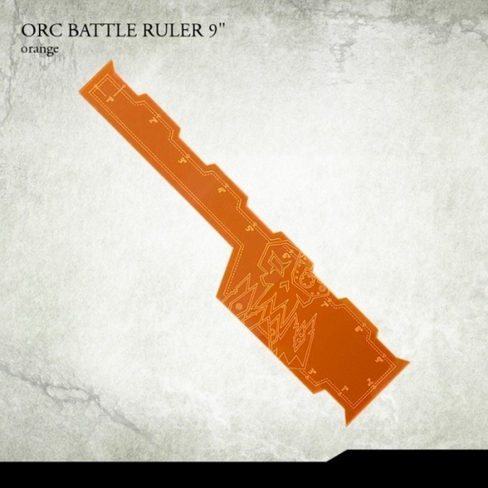 Orc Battle Ruler 9" - Orange
