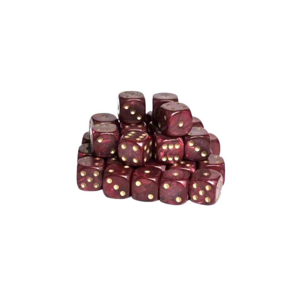Pearl Battle Dice 25x Chaotic Gore 12mm