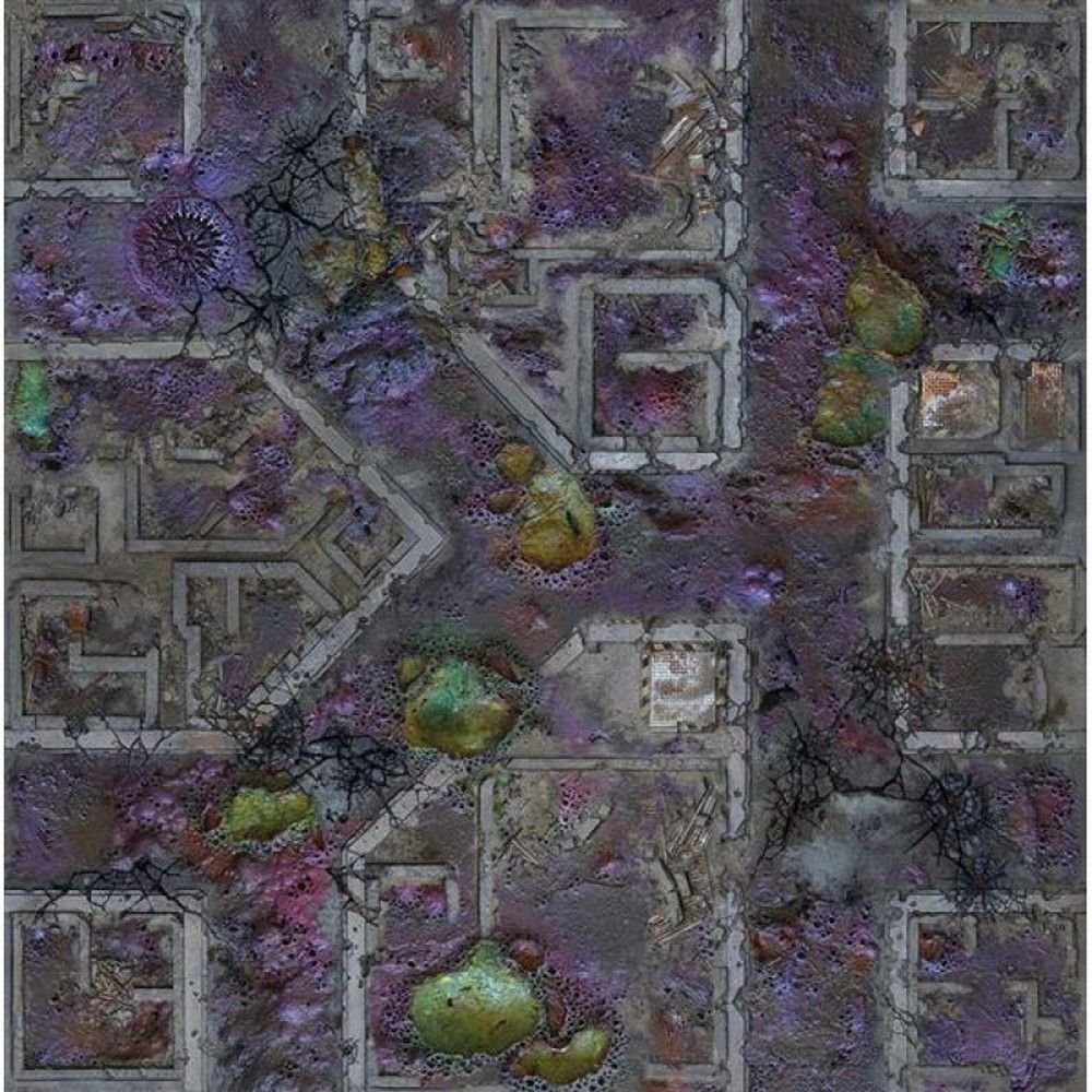 Corrupted Warzone City 44"x30" Gaming Mat 2.0