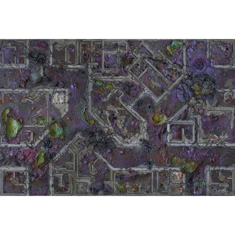 Corrupted Warzone City 6x4 Mousepad Gaming Mat