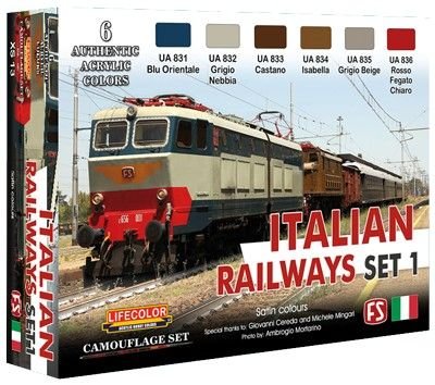 LifeColor Italian Railways Set 1