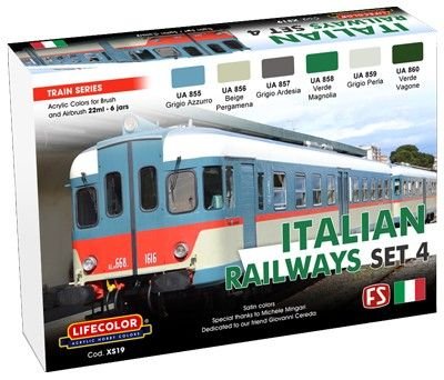 LifeColor Italian Railways Set 4