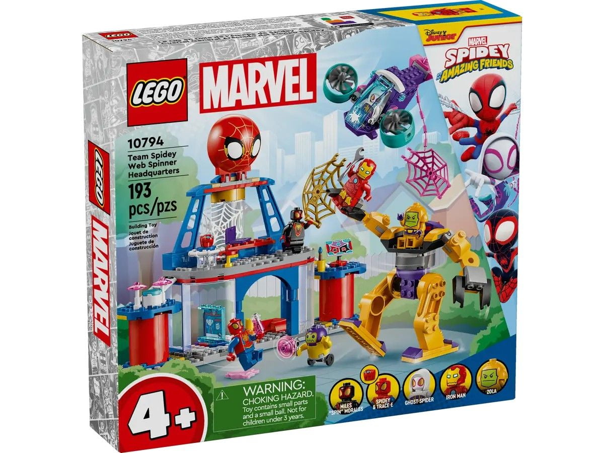 Team Spidey Web Spinner Headquarters LEGO Marvel 10794