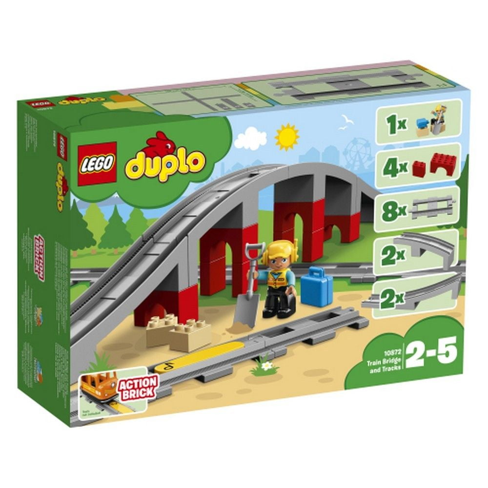 Train Bridge and Tracks LEGO DUPLO 10872