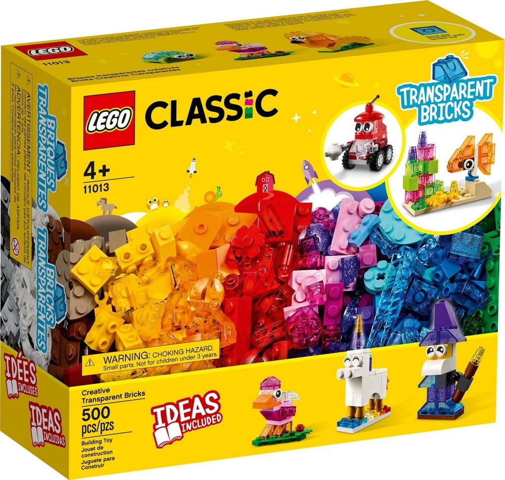 Creative Transparent Bricks LEGO Classic 11013