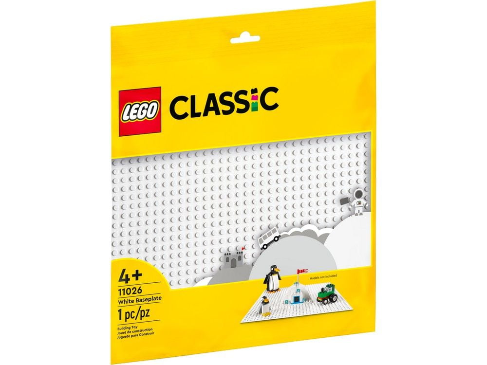 White Baseplate LEGO Classic 11026