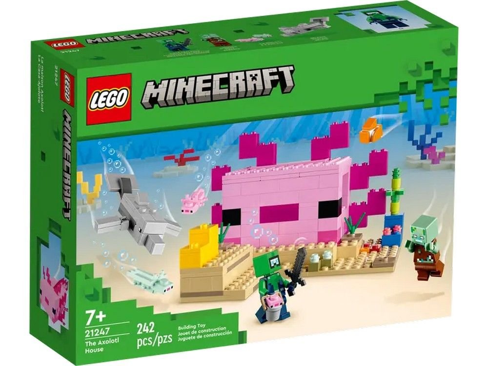 The Axolotl House LEGO Minecraft 21247
