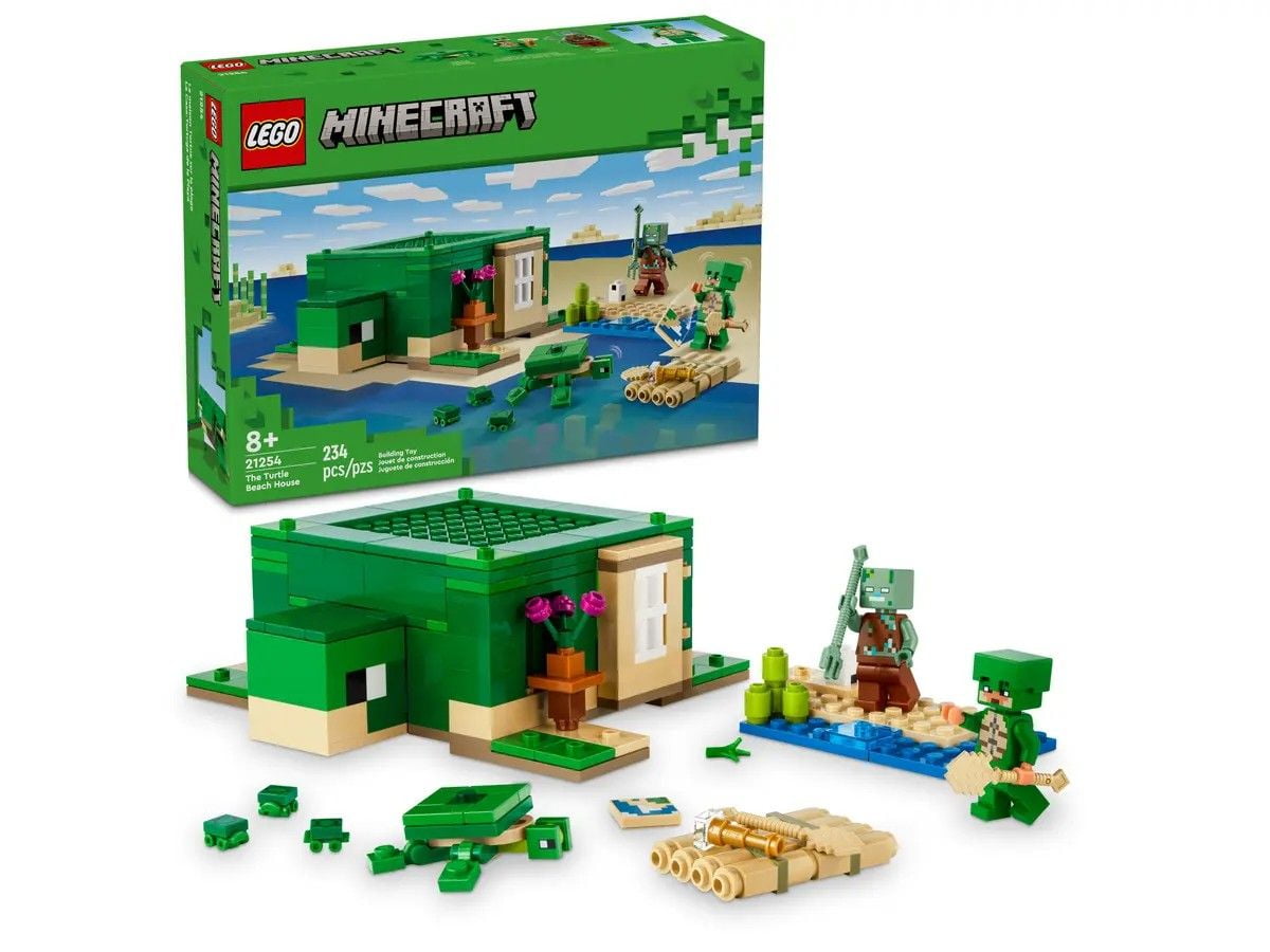 The Turtle Beach House LEGO Minecraft 21254