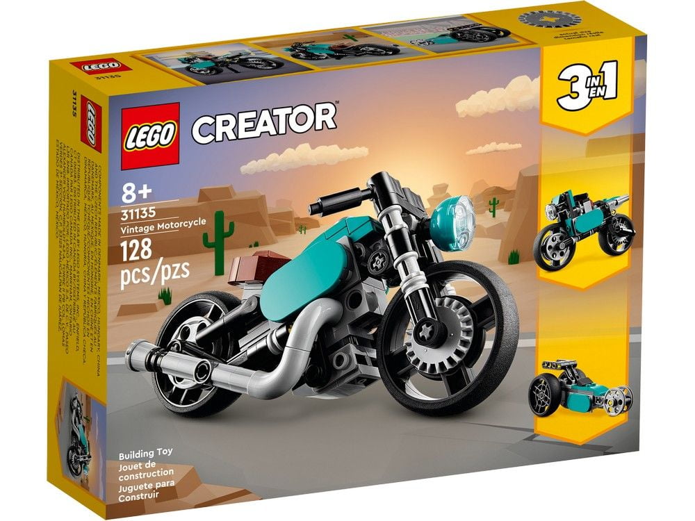 Vintage Motorcycle LEGO Creator 3-in-1 31135