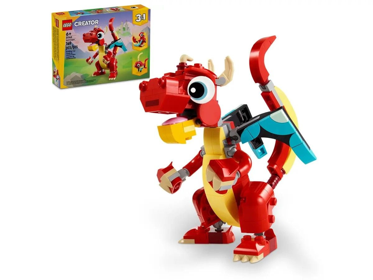 Red Dragon LEGO Creator 3-in-1 31145
