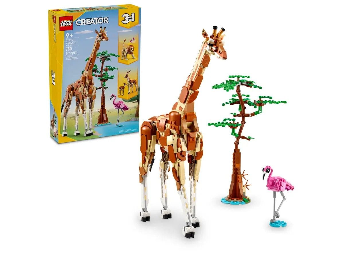 Wild Safari Animals LEGO Creator 3-in-1 31150