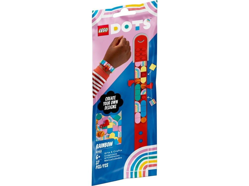 Rainbow Bracelet with Charms LEGO DOTS 41953