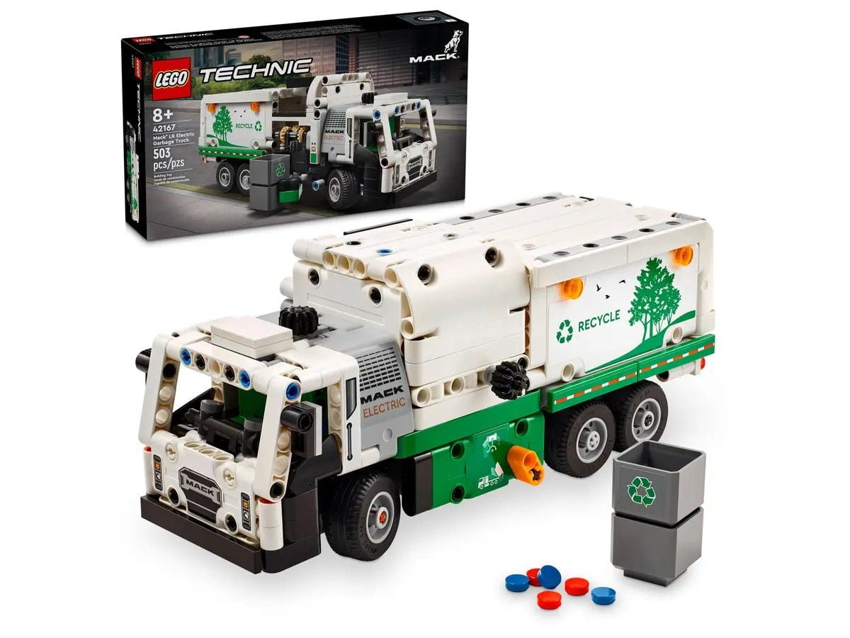 Mack LR Electric Garbage Truck LEGO Technic 42167