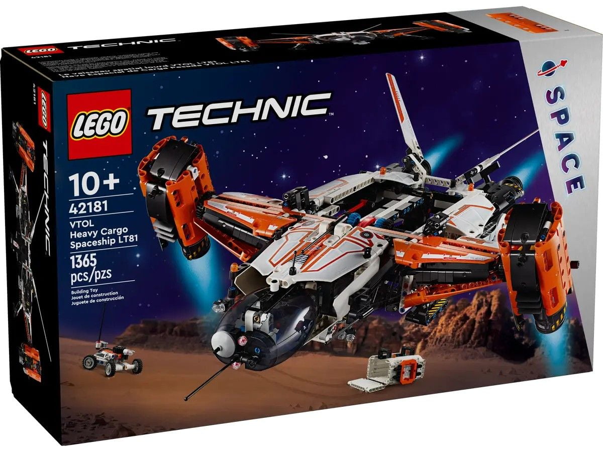 VTOL Heavy Cargo Spaceship LT81 LEGO Technic 42181