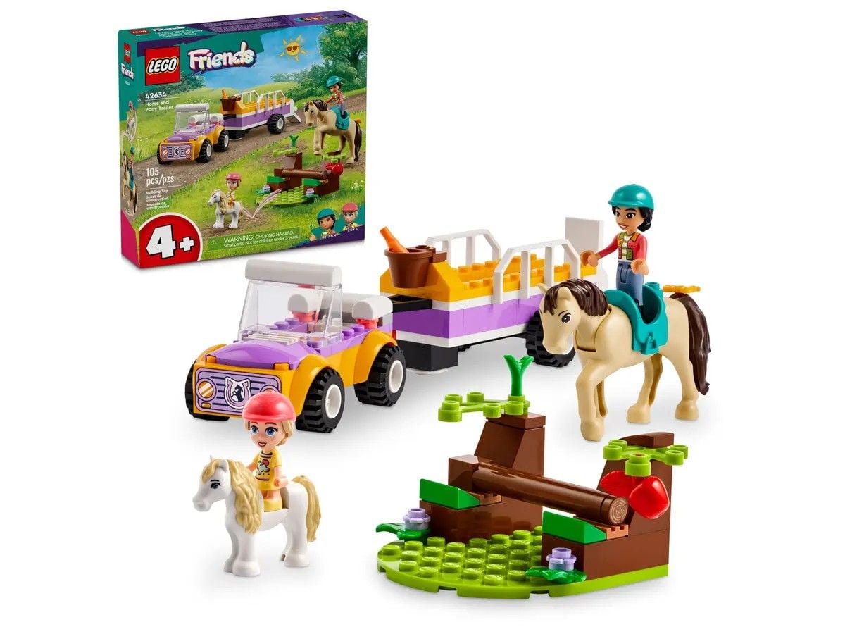 Horse and Pony Trailer LEGO Friends 42634