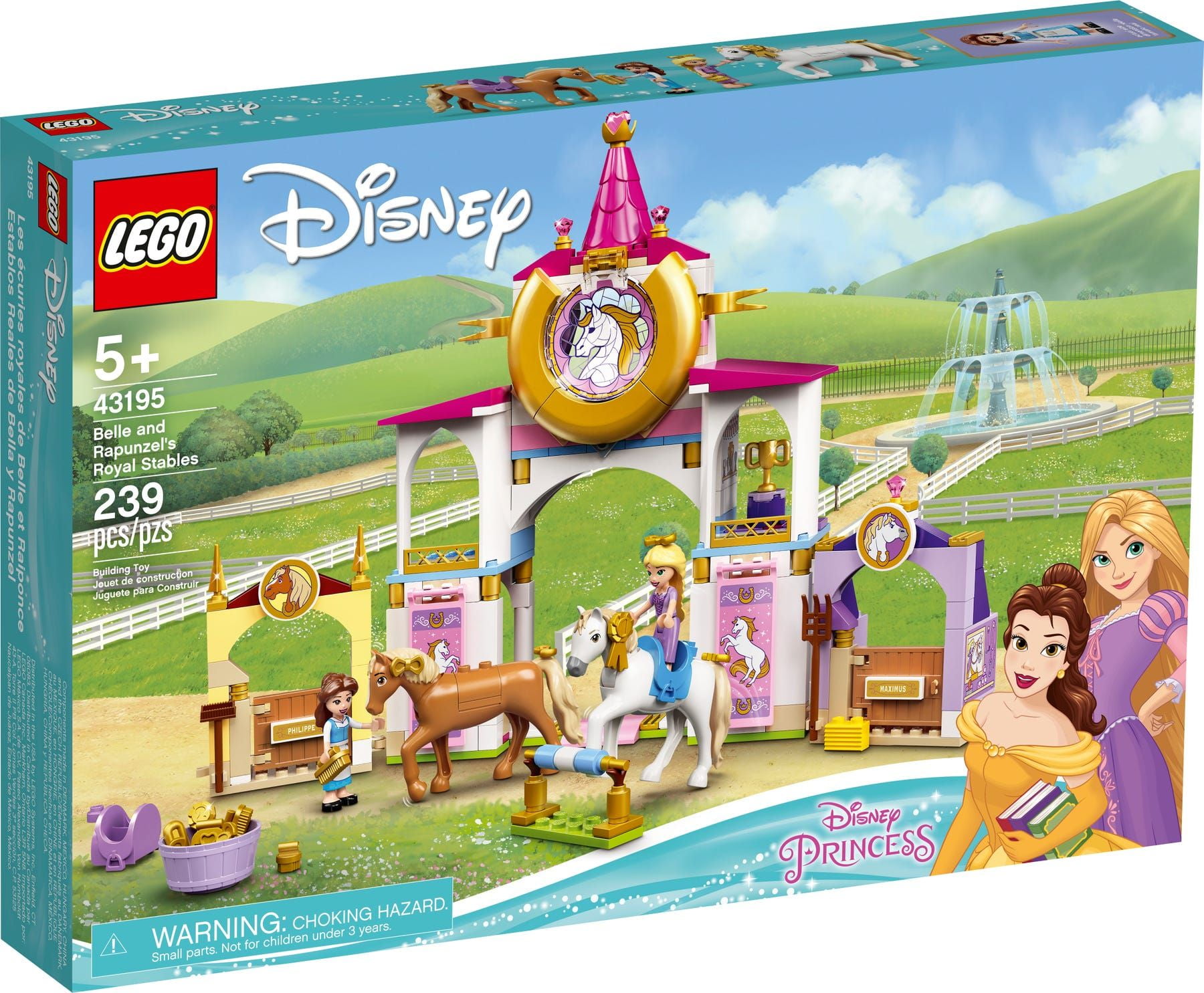 Belle and Rapunzel's Royal Stables LEGO Disney 43195