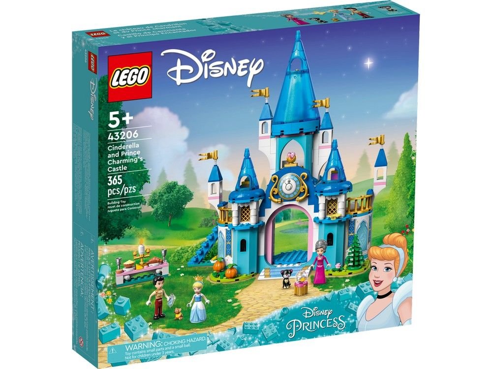 Cinderella and Prince Charming's Castle LEGO Disney 43206
