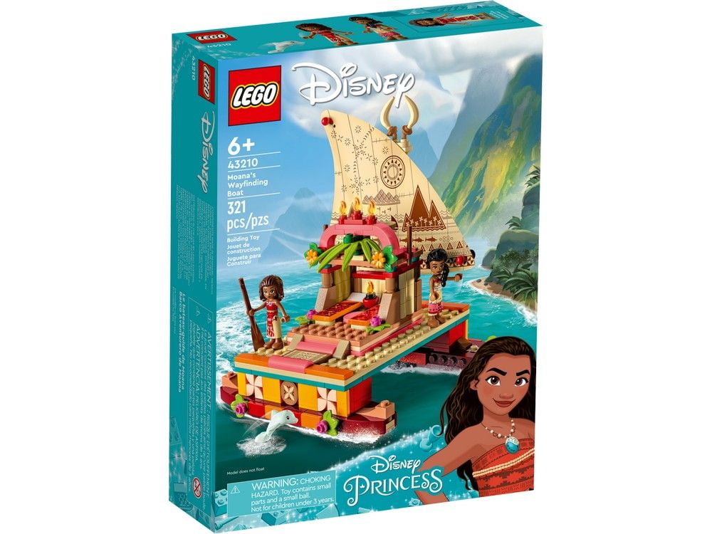 Moana's Wayfinding Boat LEGO Disney 43210
