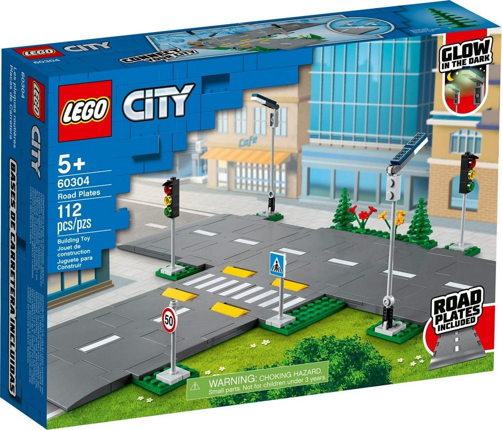 Road Plates LEGO City 60304