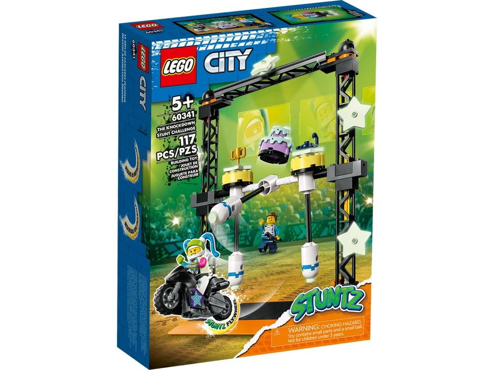 The Knockdown Stunt Challenge LEGO City 60341