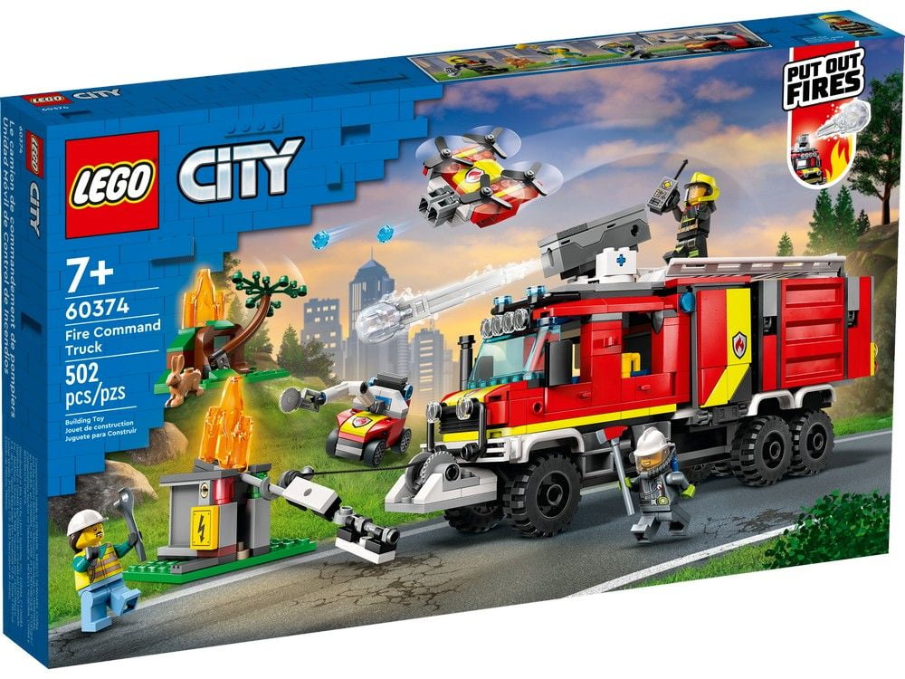Fire Command Truck LEGO City 60374