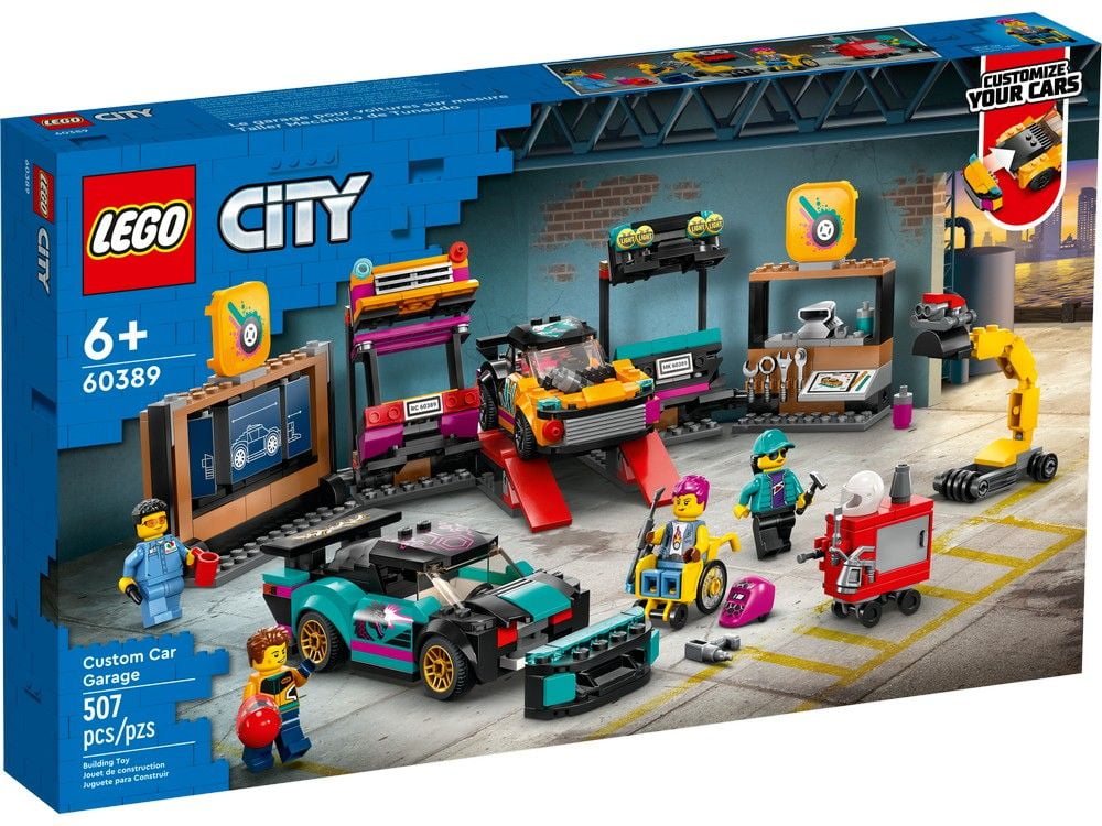 Custom Car Garage LEGO City 60389
