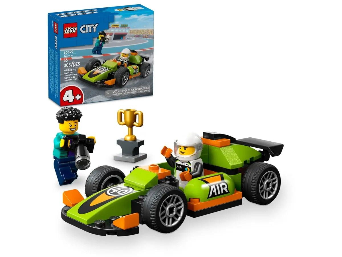 Green Race Car LEGO City 60399