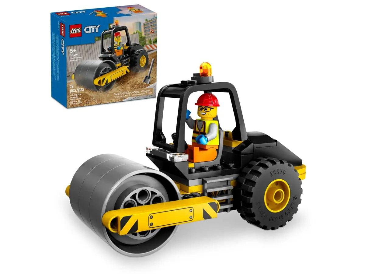 Construction Steamroller LEGO City 60401