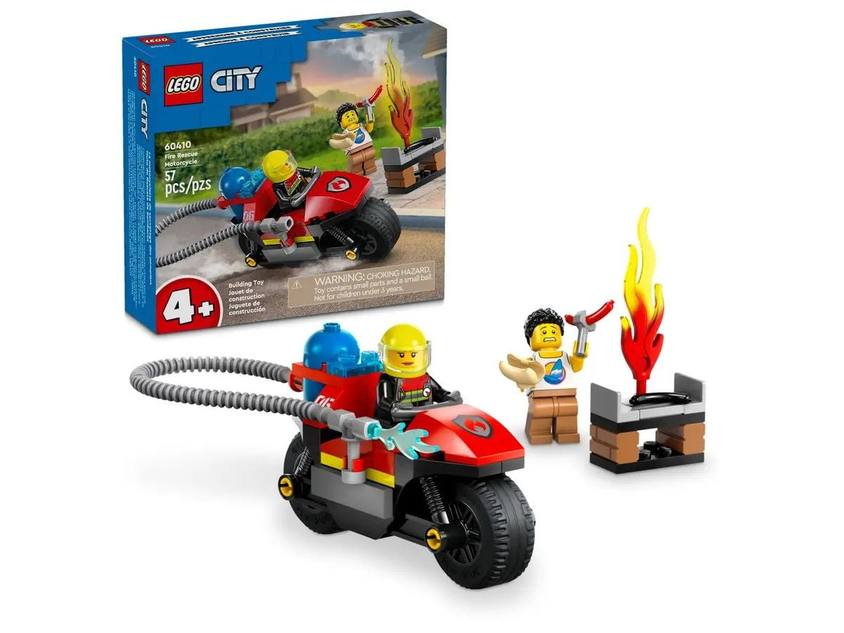 Fire Rescue Motorcycle LEGO City 60410