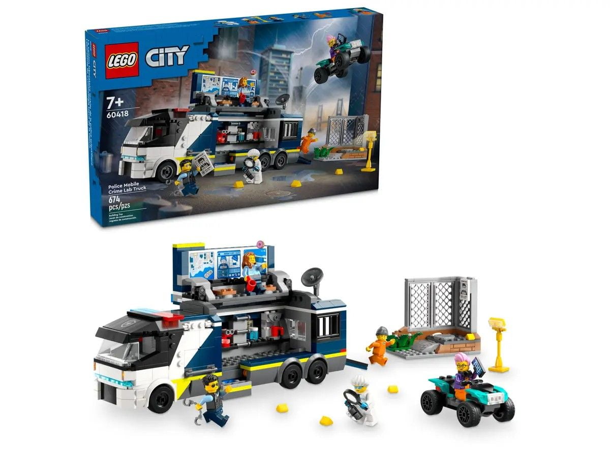 Police Mobile Crime Lab Truck LEGO City 60418